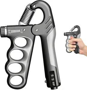 Grip Strength Trainer, Forearm Exerciser with Adjustable Resistance 11-220Lbs(5-100KG),Hand Gripper Strengthener,Hand Strength