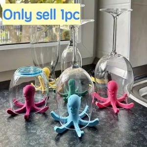 Cute Kitchen Water Bottle Drying Rack, Fish Design Drainage Holder, Adorable Desktop Decoration Accessory for Home & Office Use