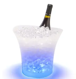 Ice Bucket 5L Wine Champagne Drink Beer Containers Party Bar 7colors LED Gift US