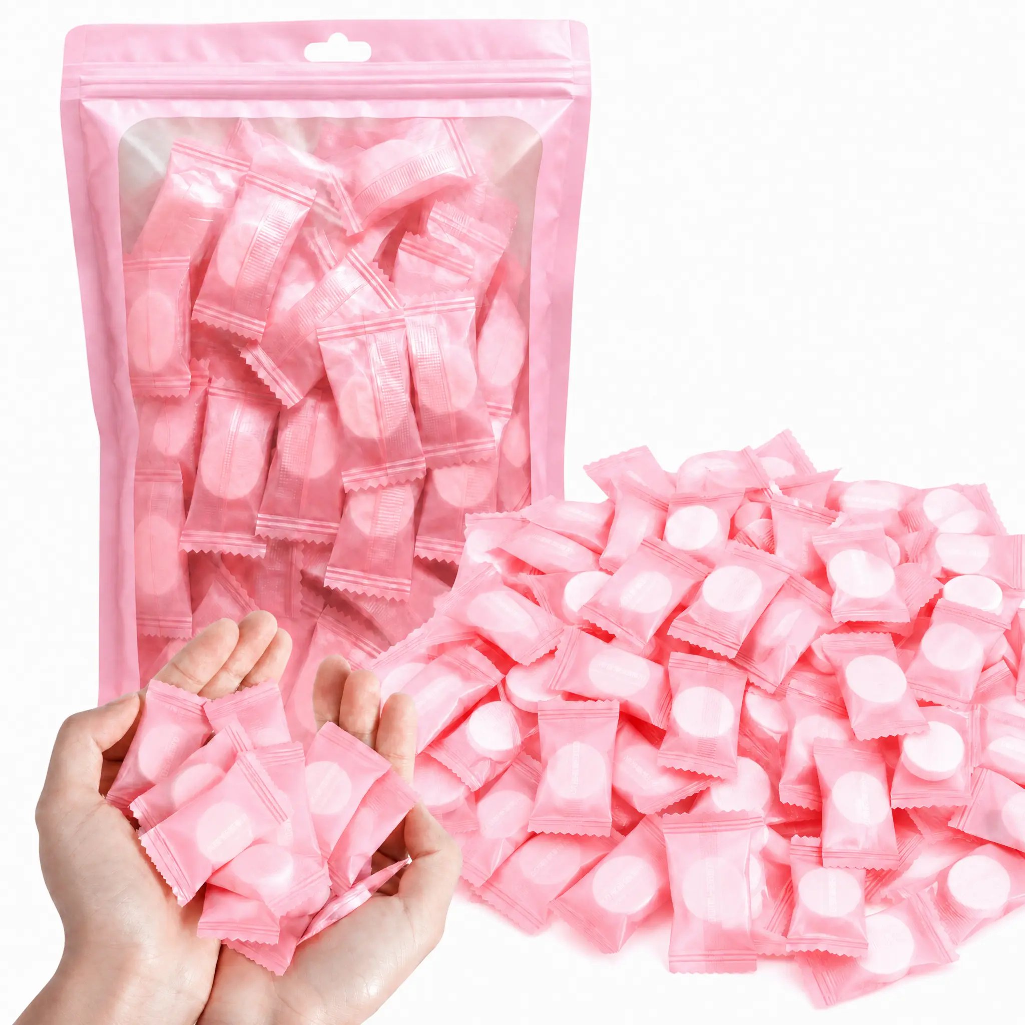 Disposable Compressed Face Towels, Portable Mini Facial Cleansing Wipes for Travel, Camping, Gym & Daily Use, Lightweight Coin Tissue, 100PCS/200PCS