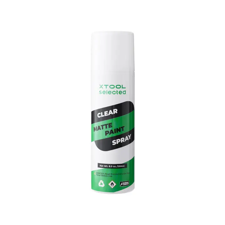 Clear Matte Paint Spray for xTool M Series (1pcs) 8.5oz Clear Matte Paint Spray for xTool M Series (1pcs) 8.5oz