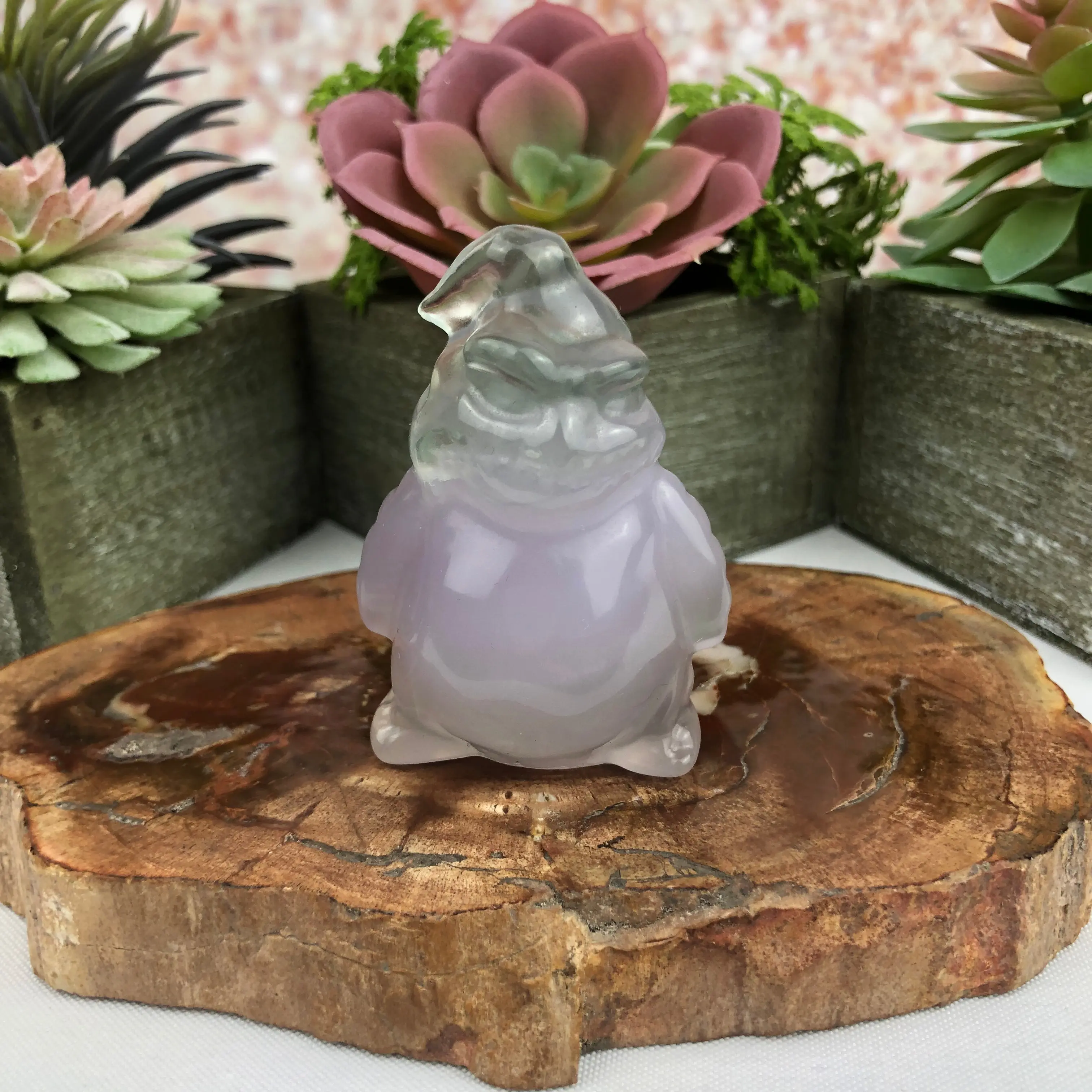 FLUORITE OOGIE BOOGIE CARVING