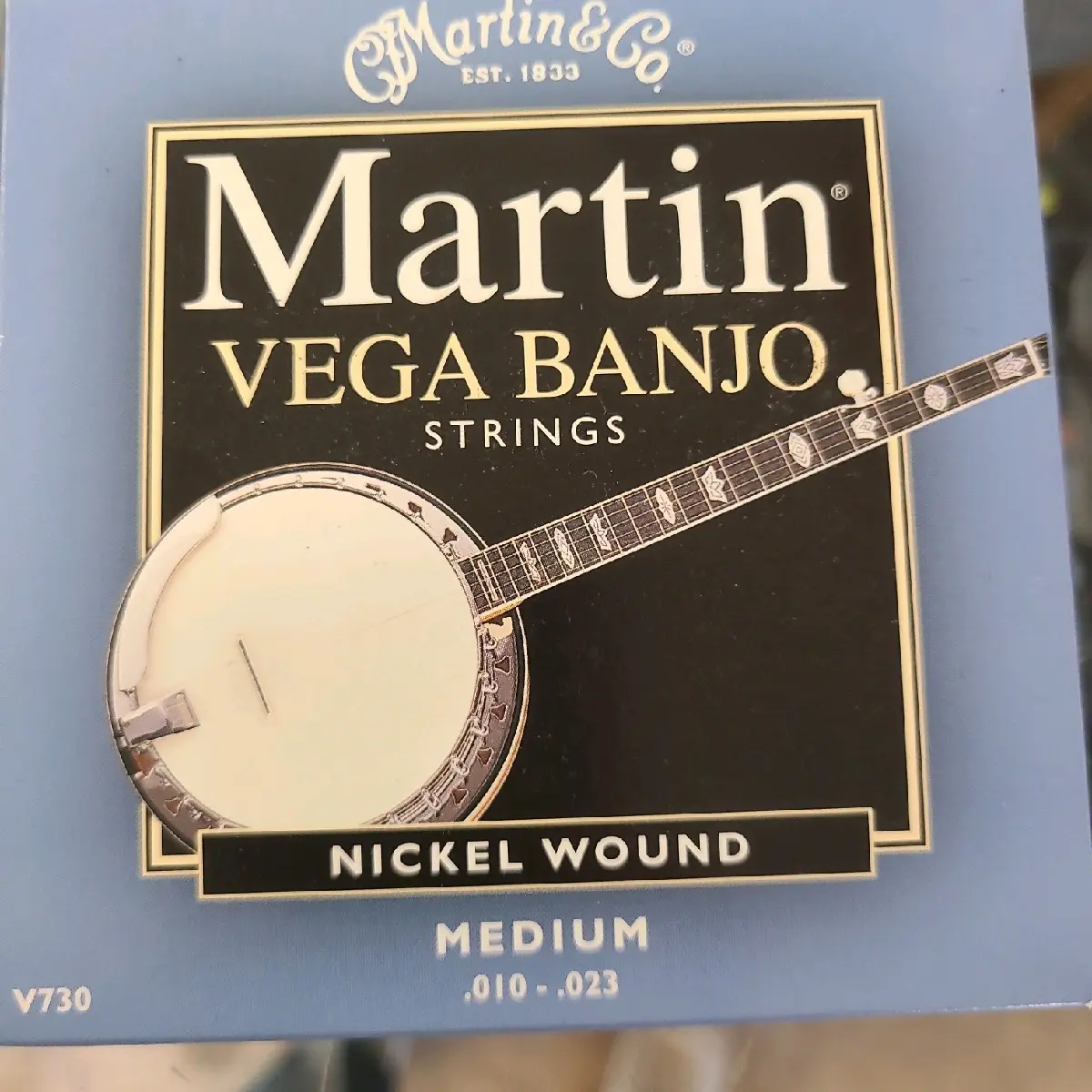 martin vega banjo strings nickel wound medium