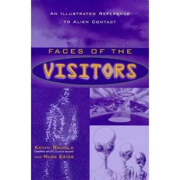 Used Book - Faces of the Visitors by Kevin Randle (Paperback, English) - 1.24 lbs, Alien Contact Illustrated Reference for Reading