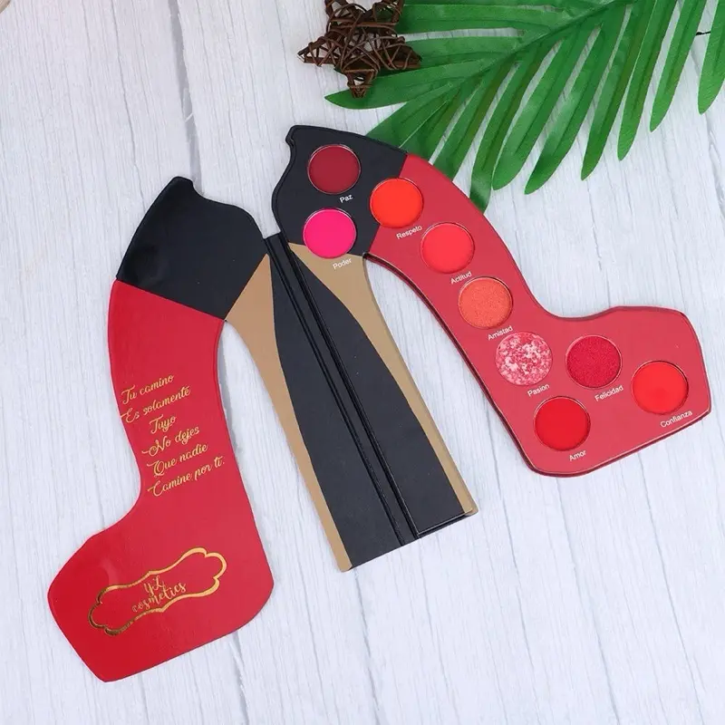 red heel eyeshadow palette