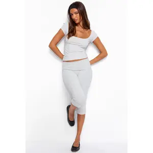 Rocio Foldover Capri Pants