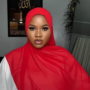 Chiffon Hijab, Lightweight Breathable Women's Headscarf for Daily Wear