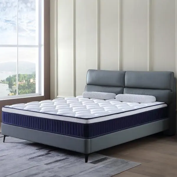 【Bellemave】Twin/Twinxl /Full/Queen/King/Size Mattress, 10 Inch Hybrid Mattress in a Box with Gel Memory Foam, Individually Pocket Coils Springs, Pressure Relief Motion Isolation, Edge Support, Medium Firm