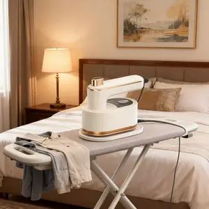 Mini Travel Upgraded Iron for Clothes,Portable Handheld Iron with Dry And Wet Ironing for Home Business Clothing(50ml Water,40W)