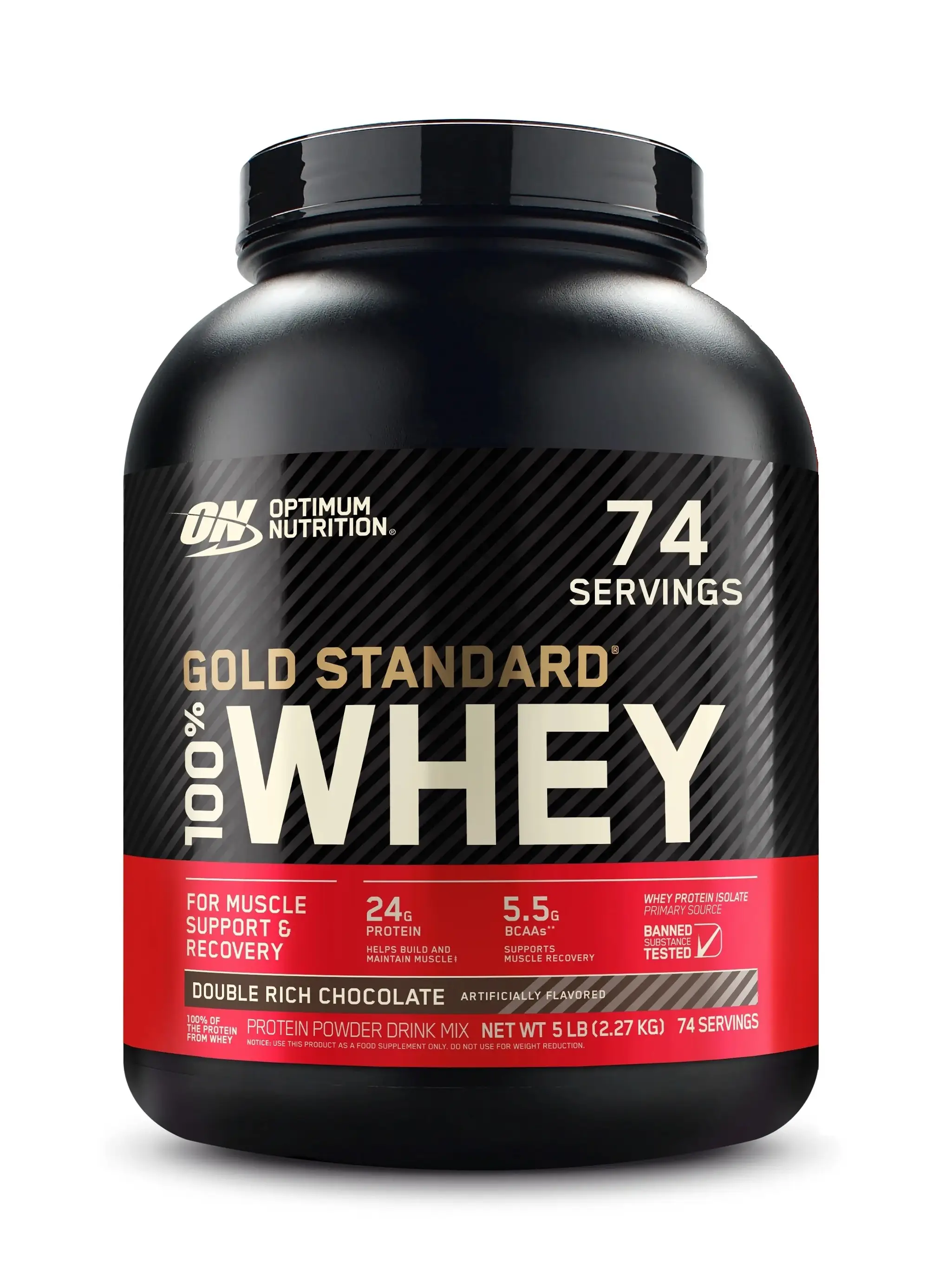 Optimum Nutrition Gold Standard 100% Whey Protein Powder, 5 lbs Healthcare Fitness