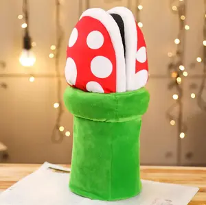 Super Mario Piranha Plant Plush Slippers