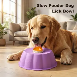 BOMUU Slow Feeder Dog Bowl, Anti-Choke, Lickmat, Solves, Dog Anxiety, post-op nutrition, Boosts , DogGutHealth, 360° Rotating Roller, For Fast Eaters ,6.4 oz Capacity