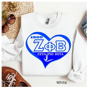 Zeta Phi Beta Sorority Sweatshirt, Greek Life Apparel, College Sorority Hoodie, Cozy Crewneck, Fashion, Zeta Phi Beta Gifts, Comfortable