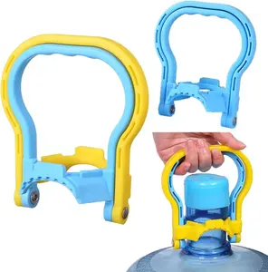 2 Pack 5 Gallon Water Bottle Holder Purified Drinking Water Jug Caps Carrier Lift Labor Energy Saving Ergonomic Grip Handle Carrier Non-Slip Holder Lifter Heavy Duty Clip TorSor
