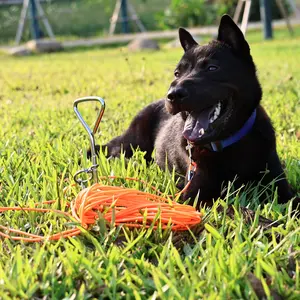 Comfortable Pet Leash for Dogs & Cats, Outdoor Professional Training, Fixed Ground Stake, Small Size