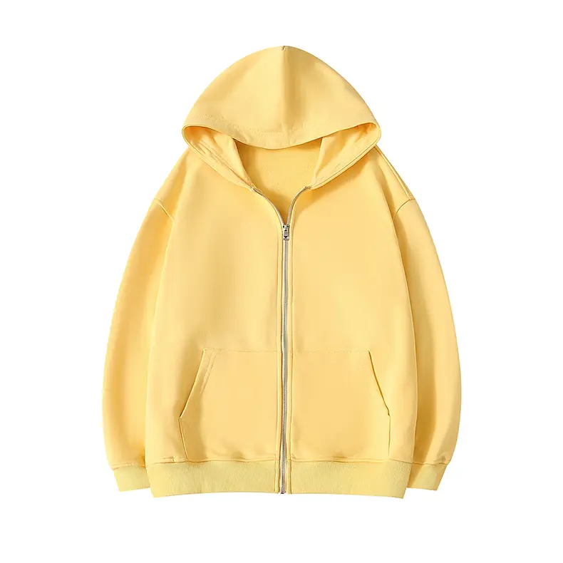 Women's Spring Fall Pink Hoodie Zipper Coat Ribbed Cuffs Oversize Casual Sweatshirt Sportswear Stylish Versatile Outdoor Jacket Sporty Oversized Womenswear