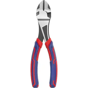 7-Inch Diagonal Pliers in for Cutting Wires, Bi-material Handle Comfort Grip