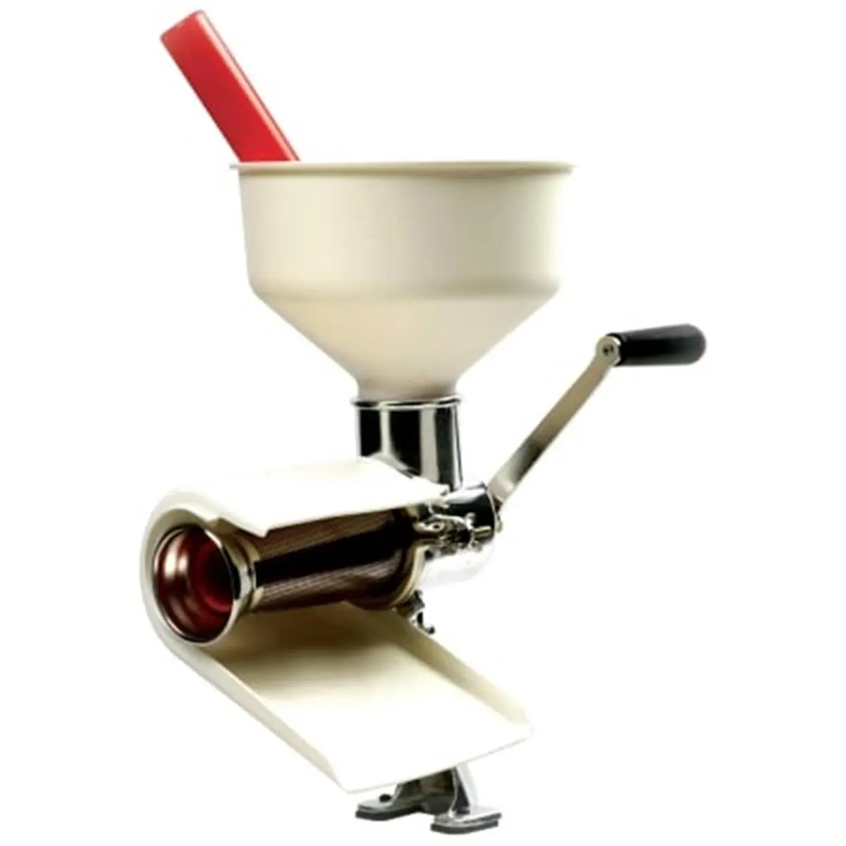 212 MAIN "The Original" Sauce Master Kitchen Utensil - 8in Dia Steel Hopper, Kitchen Strainer Utensil, Manual Rotating Grater, Fruit & Seafood Preparation Tool, Juice Separator, Kitchen Strainer Utensils