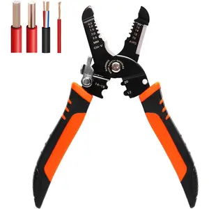 Wire Stripper, 3-rd Generation Wire Strippers or Crimping Tool, 5-IN-1 Wire Crimper or , 10-20 AWG Electric Wire, Multi-Function Hand Tools