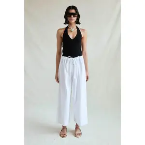 Ramona Poplin Pant White