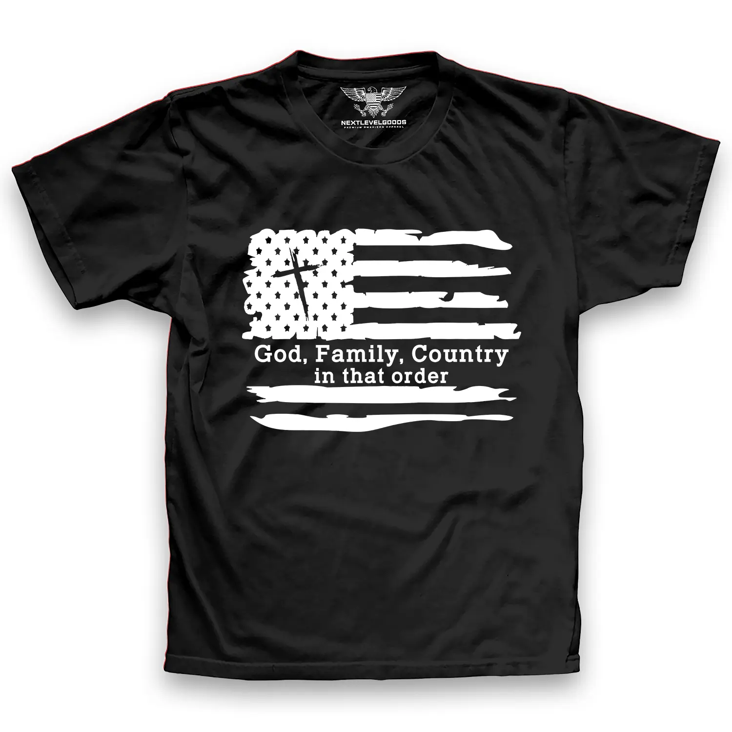God, Family, Country In That Order Premium T-Shirt