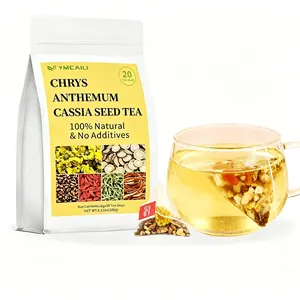 Sweet & Floral Herbal Tea – Chrysanthemum with Goji & Licorice – 100g (20 Tea Bags) – Naturally Sweet, Caffeine-Free Hot or Iced Herbal Infusion – A Refreshing Herbal Drink for Any Time of Day Beverage