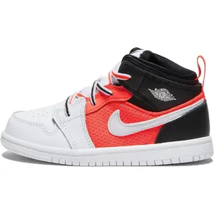 Toddler's Jordan 1 Mid SE Black/White-Infrared 23 (FB4419 016)