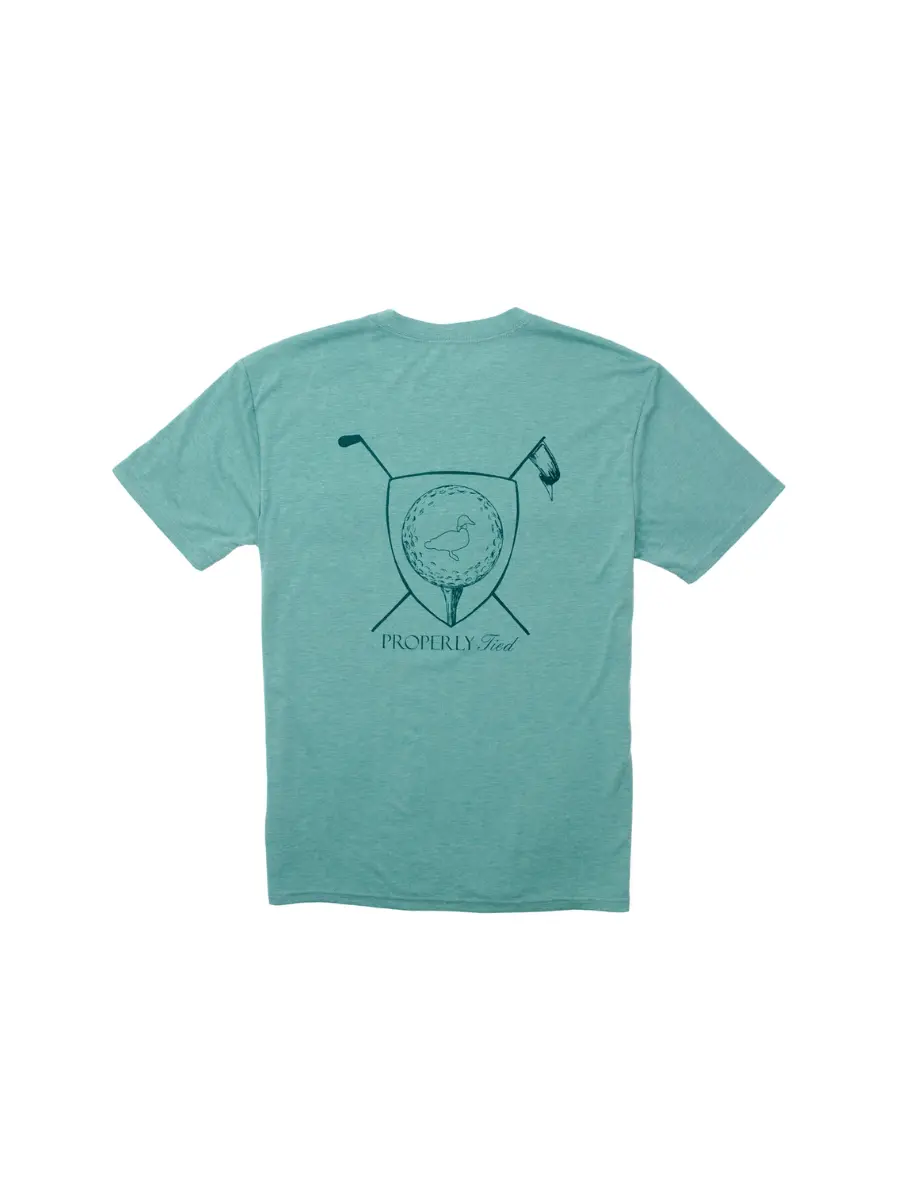 Properly Tied | YOUTH Portland Pocket Tee - Tee Time Clover