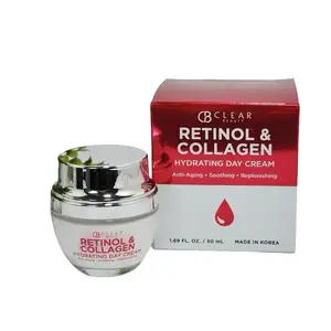 CB Clear Beauty Retinol & Collagen Hydrating Day Cream Anti-aging Soothing Replenishing 1.69 fl oz Made in Korea