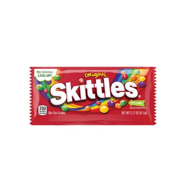 SKITTLES ORIGINAL 42 pounches  fruit snacks candy  perfect for kids snacks Bonbon Sweet