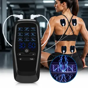 Rechargeable Vibratory Neck Massager, Dual-Channel Device with 9 Modes, 30 Levels, Upgraded Large LCD Screen for Back Shoulder Pain Relief, Battery Powered Portable Design for Office, Car Use. Cervical Massage Therapy Device for Neck, Shoulder & Back Pain