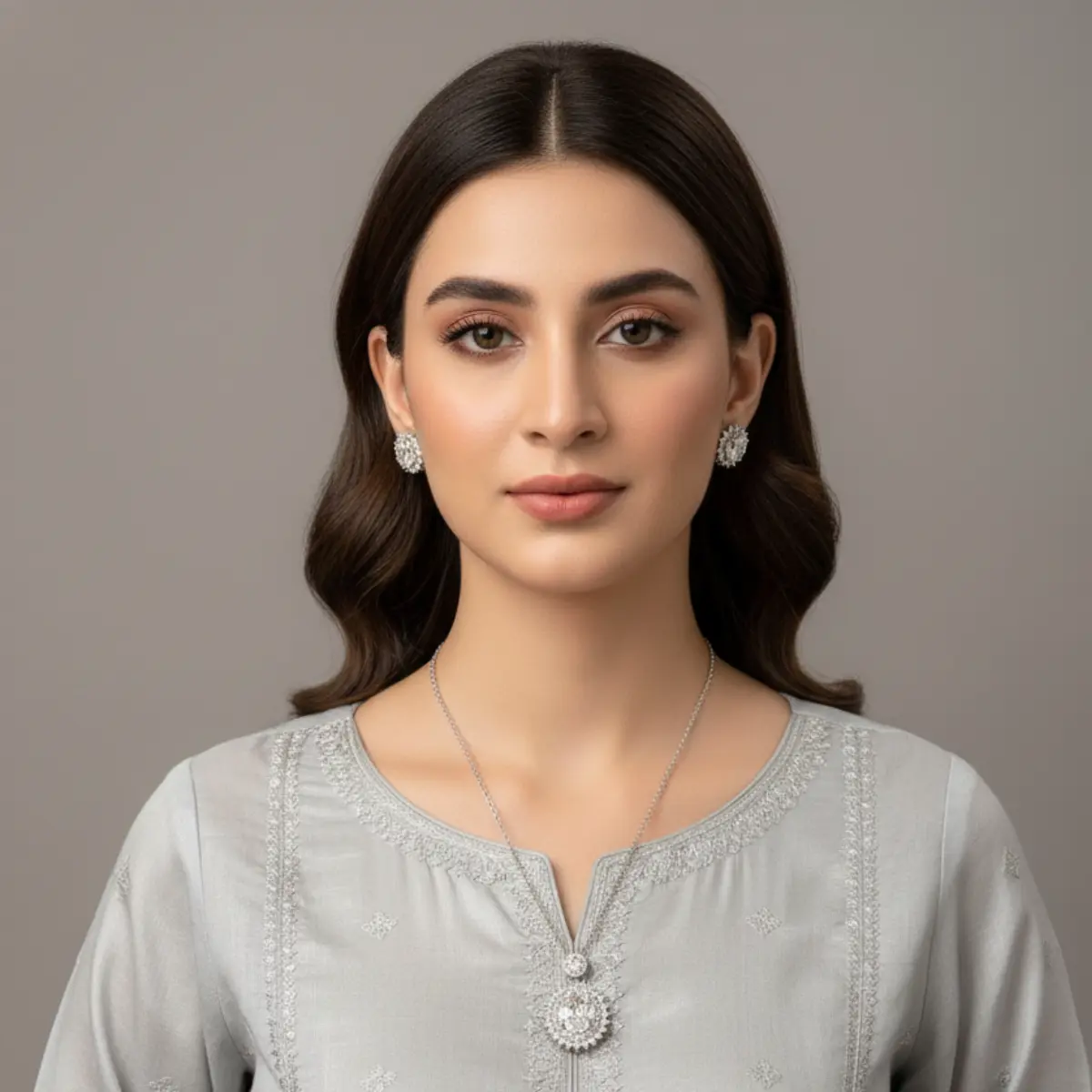 Silver Locket Set