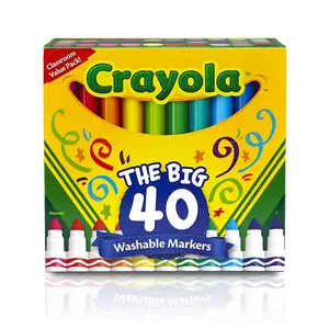 Crayola  Crayola Wash Broad Line Marker, Pack of 40