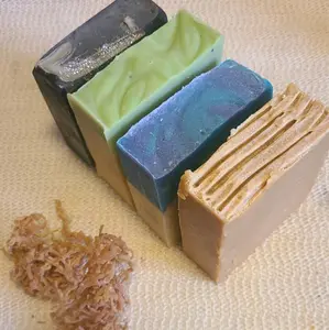 Sea Moss soap/ Any 4 soaps one price. Choose from shop. Organic Organic Moisturizing Cleanser Comfort Skin Repair Body Wash Cleansing Body Care Skincare