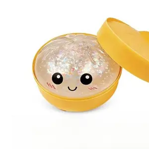 Glitter Dumpling Squishy Box, Sparkly Steamed Bun Squishy, Stress Relief, Decompression Toy, Fidget Toy, Anxiety Relief,  Portable Relax Toy