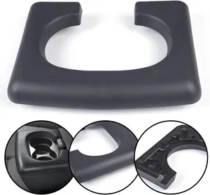 G-PLUS Center Console Cup Holder Pad Replacement Dark Grey Compatible with Ford F150 2004-2014