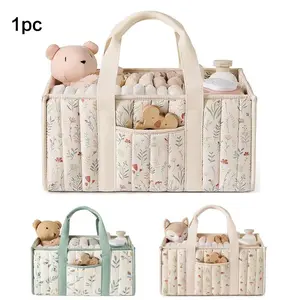 Baby Diaper Bag, Large Capacity Foldable Mummy Bag, Multi-Functional Diaper Storage, Essential for Newborns, Unisex, All Seasons