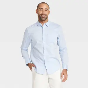 Men's Comfort Wear Long Sleeve Shirt - Goodfellow & Co