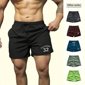 Sports casual shorts for men and women—fitness training, basketball, running, marathon, three-point shorts, outdoor wear, ice silk quick-dry swimwear shorts Men's Breathable