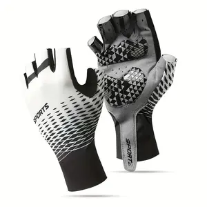 High-Performance Half-Finger Cycling Gloves with Enhanced Anti-Slip Grip & Shock-Absorbing Padding, Breathable Quick-Dry Sports Gloves, Comfortable Gloves for Biking, Gym Workouts, Weightlifting and Outdoor Adventures