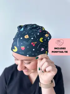 DuoStyle Scrub Hat - Pac Man