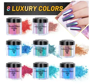 Chameleon Powder Pigment,  Changing Mica Powder for Epoxy Resin Tumblers, Update Chrome Powder for Nails Art Makeup Paints Crafts Candle Making