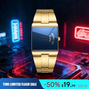 Racing Sports Watch, Luxury Men's Racing Sports Watch, Iridescent Mirror Design, Stainless Steel Material, Casual & Business Style, Perfect Gift for Him, Fashionable Wristwatch with Time Display