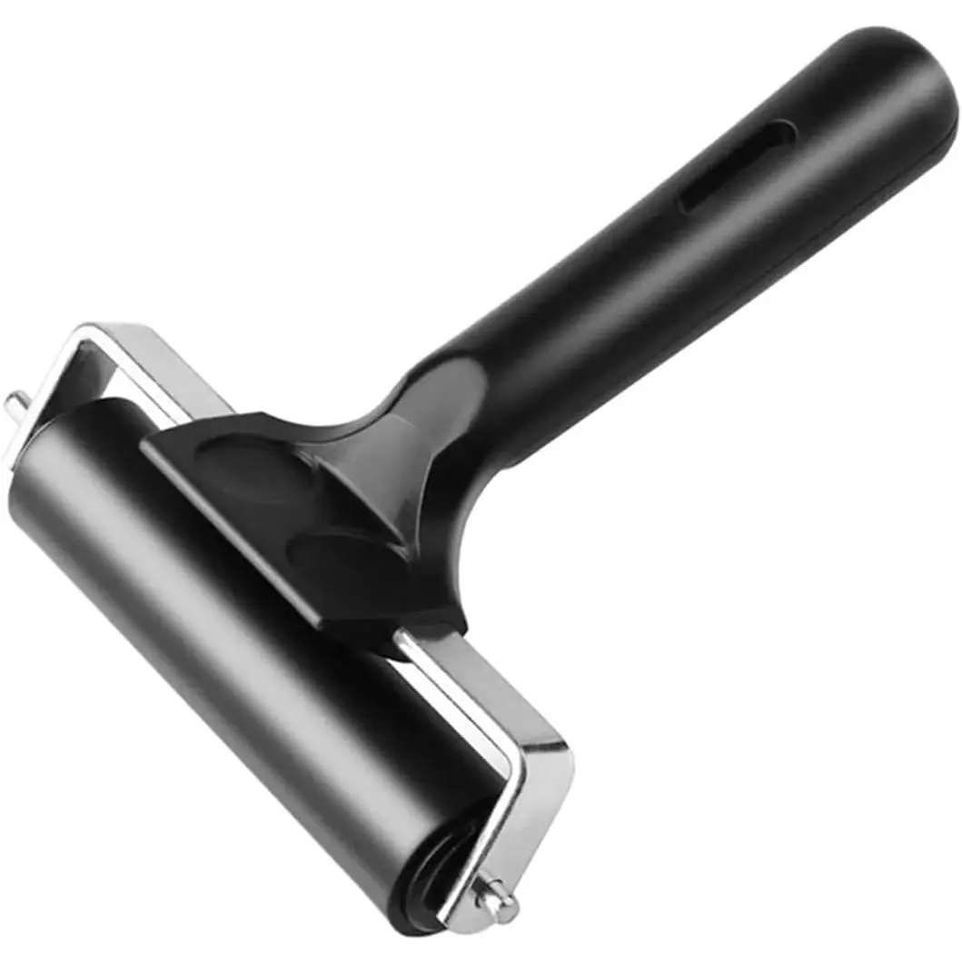 Brayer Roller Printmaking Rubber Press Roller 4 Inch  Painting Roller for Craft Projects Ink and Stamping Tools Make Cards Painting