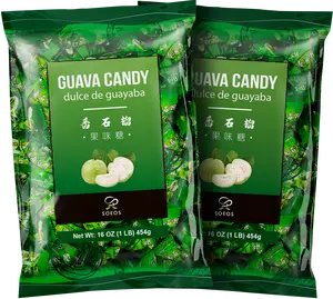 Soeos Guava Candy, Classic Series Chinese Guava Hard Candy, 32 oz (Pack of 2) Snack Sweet