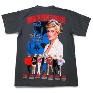 Original Moby Thrift Princess Diana Tee - Vintage Black T-Shirt, Unisex T-Shirt, Sweatshirt, Hoodie size S, M, L, XL, 2XL, 3XL, 4XL, 5XL