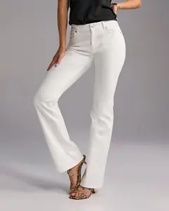 Monterey High Rise Bootcut Jean White