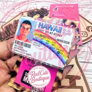 McLovin Nostalgia Glitter Badge Reel: Funny Nurse ID Holder