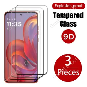 3PCS HD Original For Motorola Edge 50 Neo Tempered Glass Protective ON Edge50Neo Edge50 50Neo  6.4" Screen Protector Cover Film