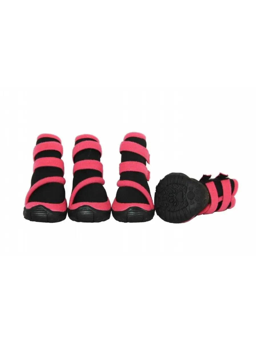 Pet Life LLC F26PKLG Performance-Coned Premium Stretch Fabric Paw Protectors - Supportive Fit Dog & Cat Shoes (Set of 4)